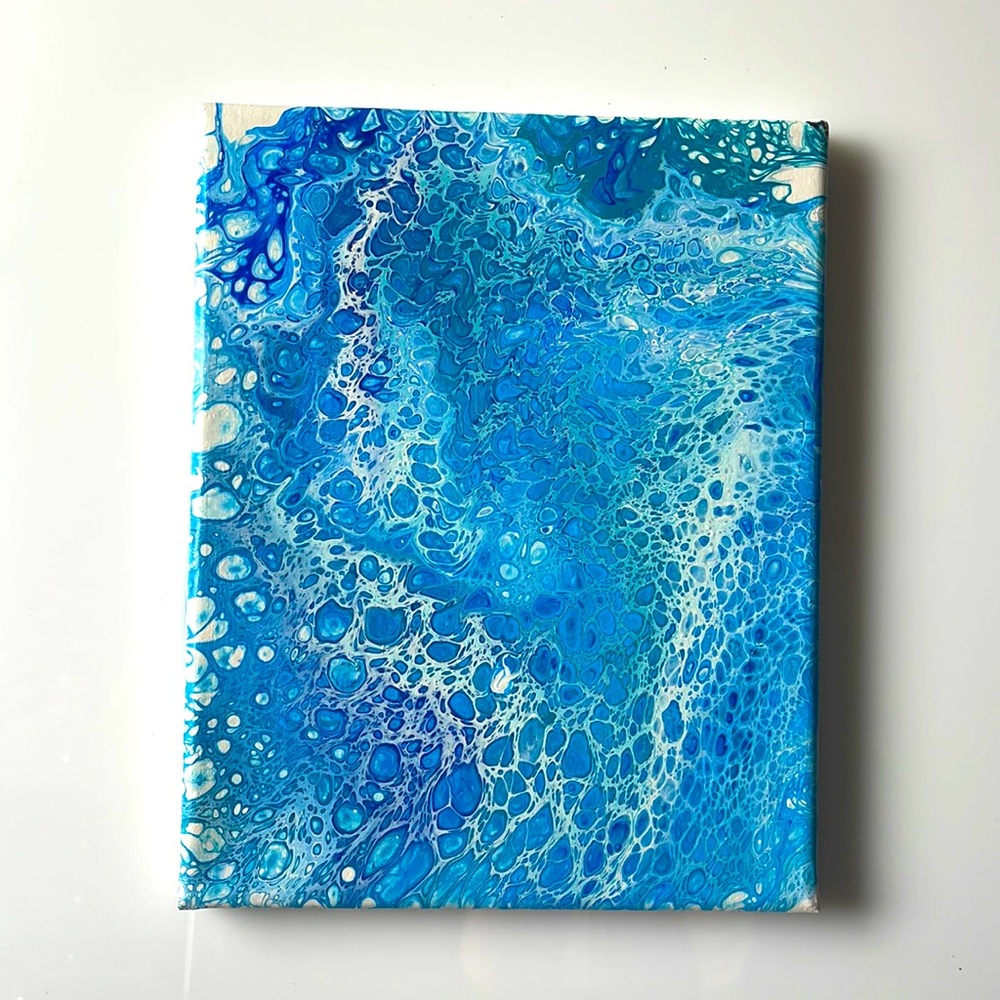 Acrylic pour painting